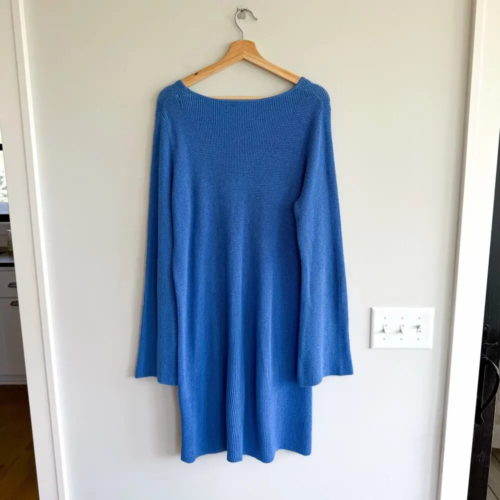Légoe Heritage Sabine Crochet Mini Long Sleeve Maternity Dress Blue L